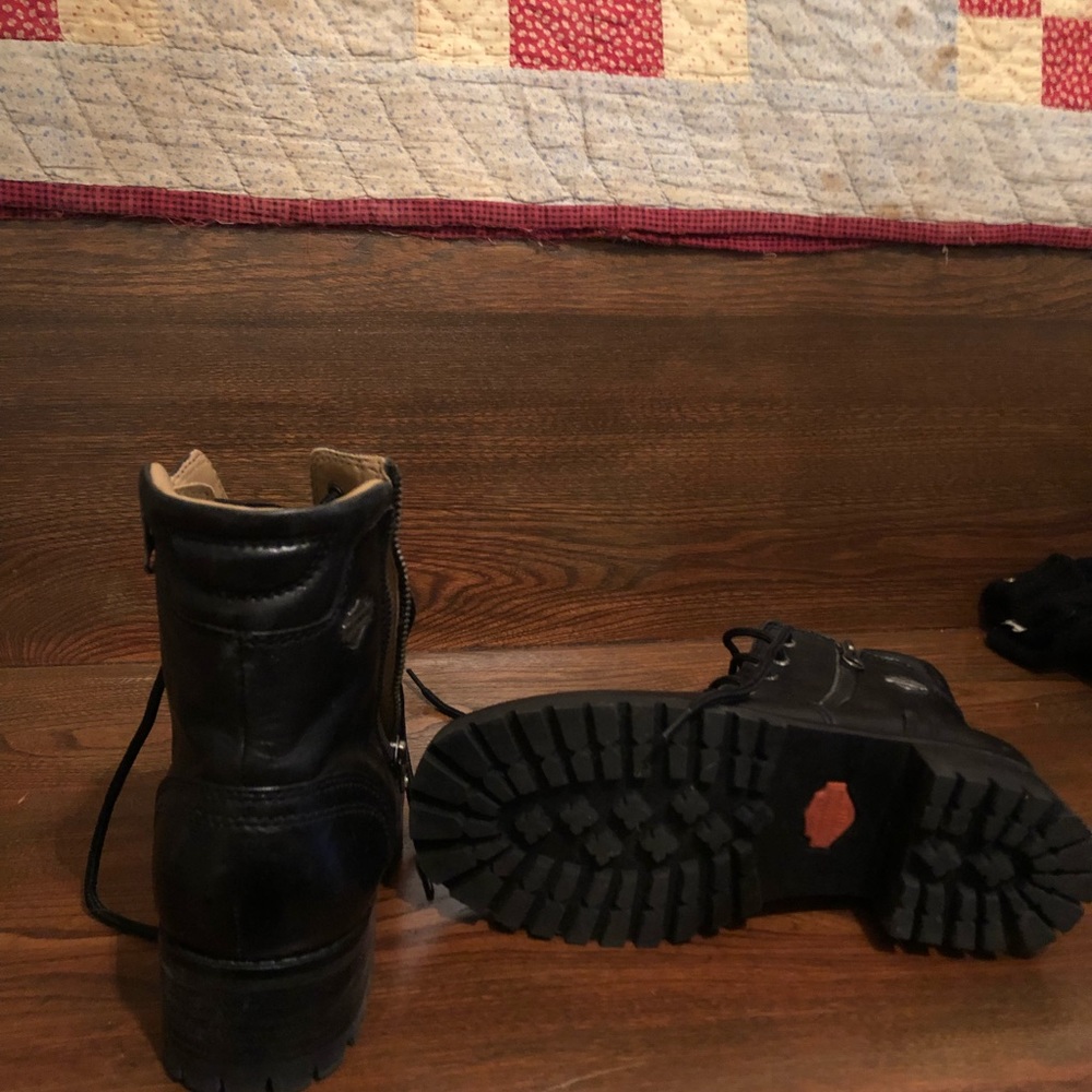 Harley Davidson black boots